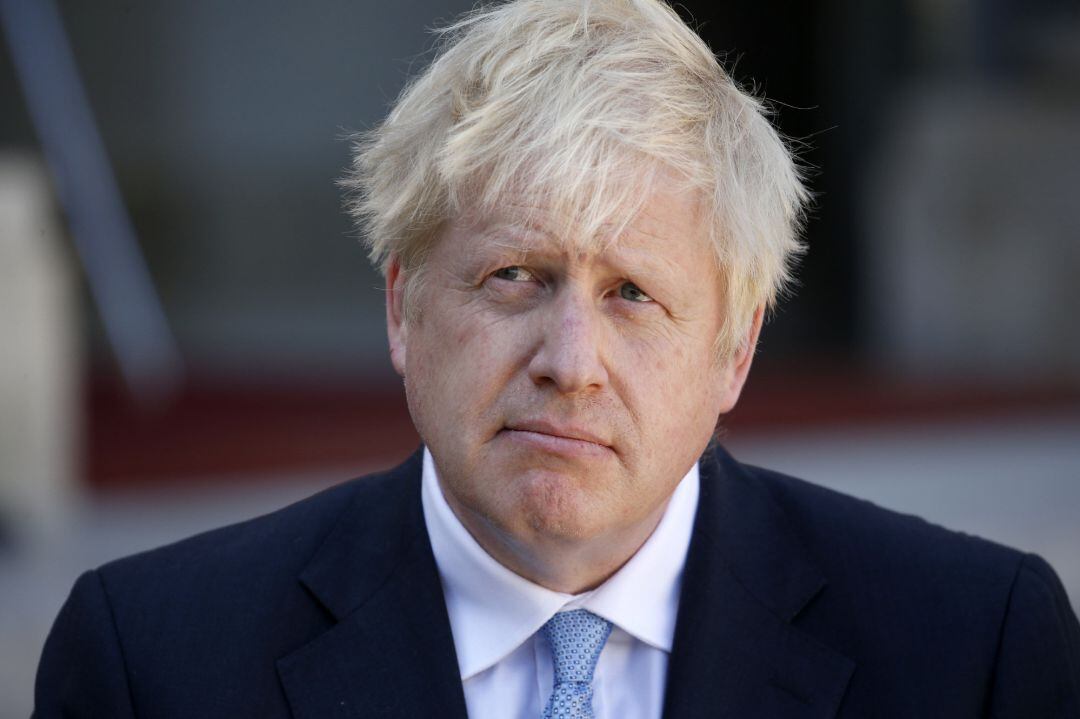 Boris Johnson en su reciente visita a Francia