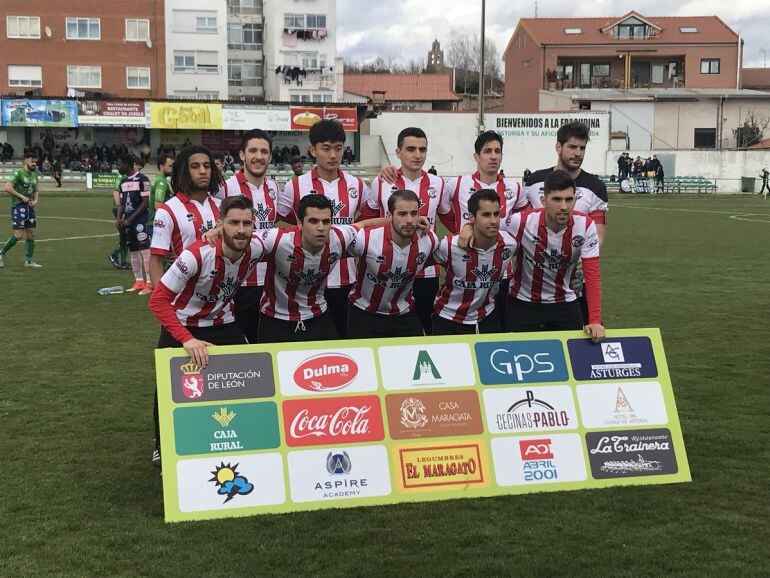 Once del Zamora CF en Astorga