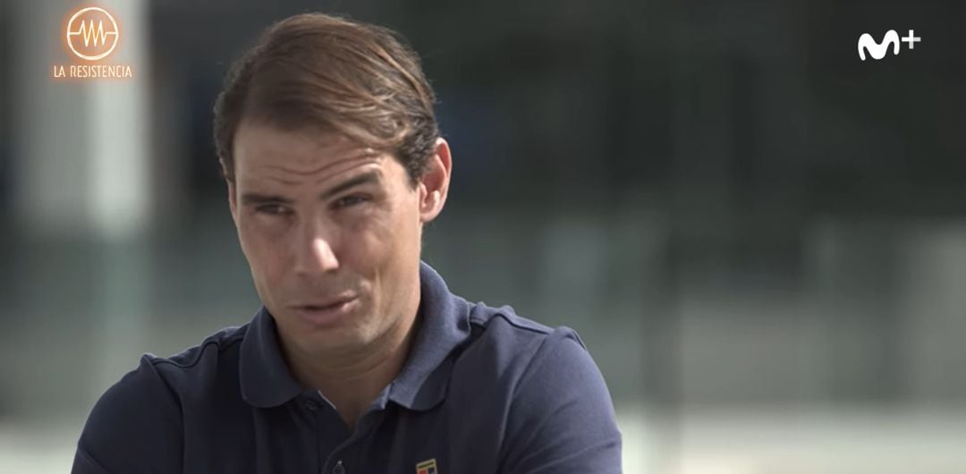 Rafa Nadal, durante la entrevista con David Broncano