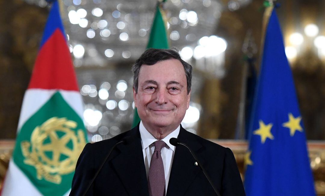 El primer ministro italiano, Mario Draghi.