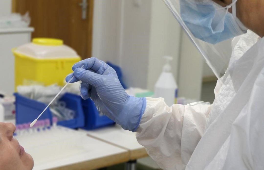 Imagen de una prueba de coronavirus.