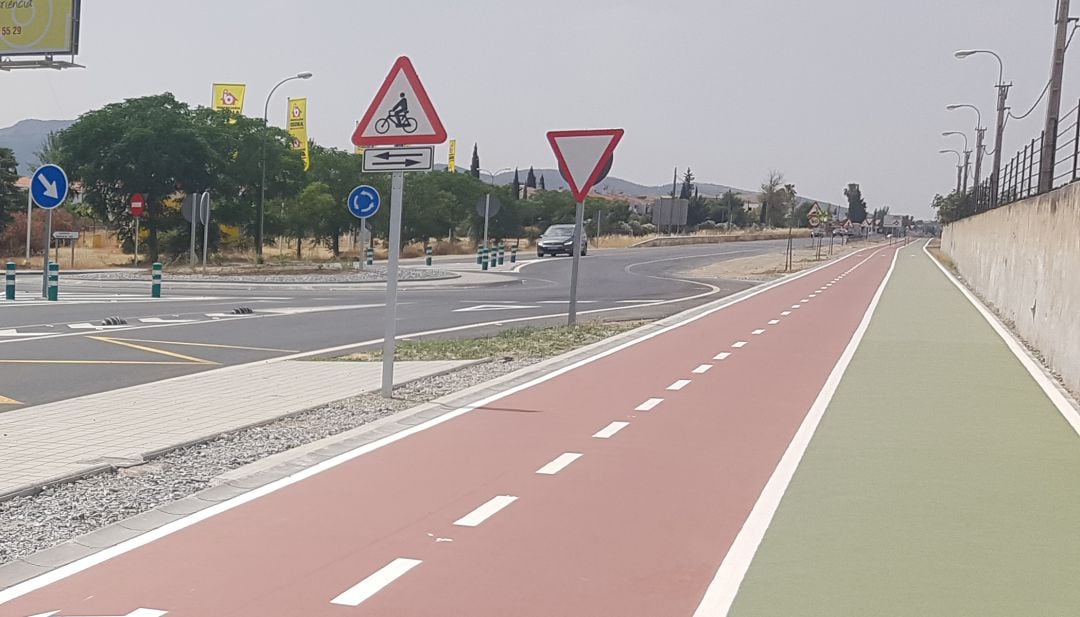 Carril bici entre Alhendín y Armilla