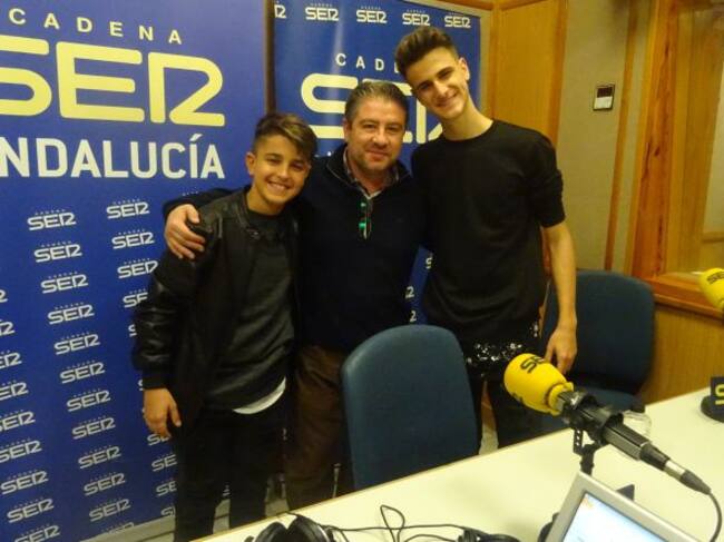 Adexe y Nau con Fran Ronquillo