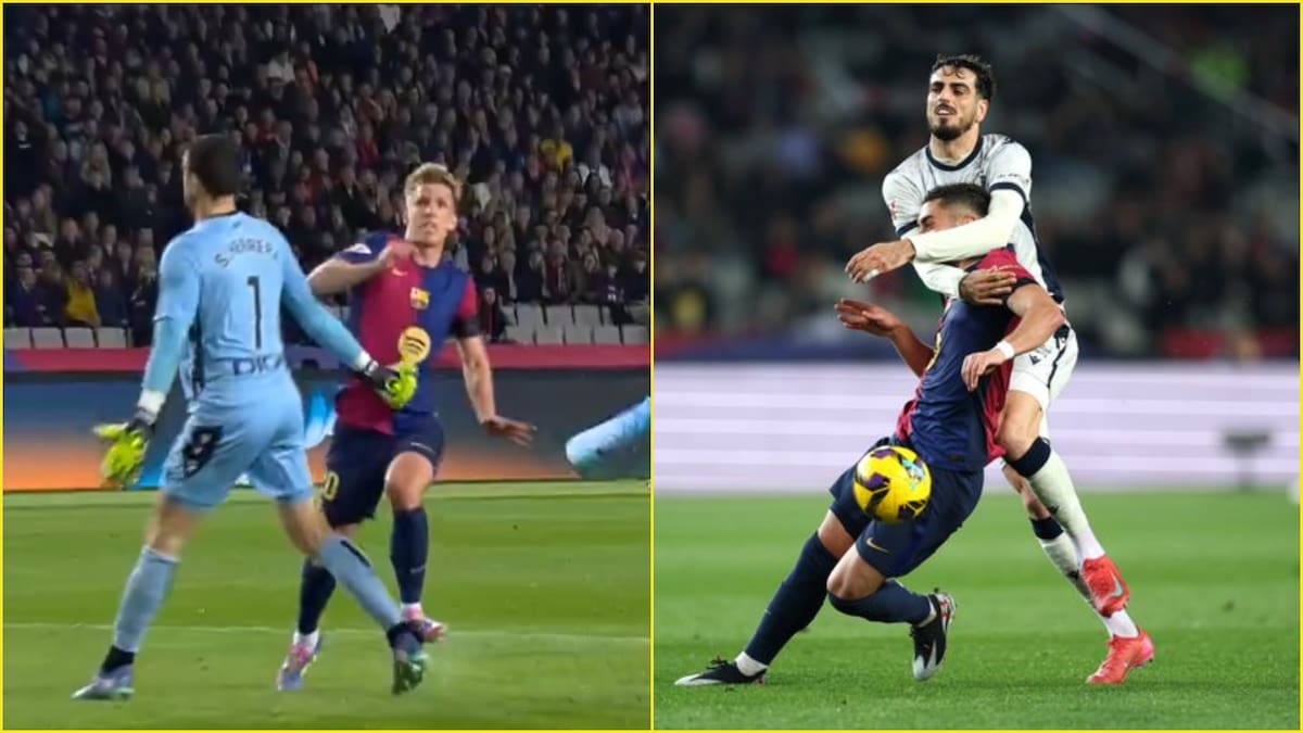 Era penalti de Herrera a Dani Olmo? ¿Debio ser expulsado Catena? Iturralde González resuelve la polémica del FC Barcelona-Osasuna | Fútbol | Cadena SER