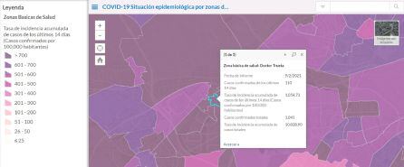 Situación epidemiológica de la ZBS de Doctor Trueta, en Alcorcón, a 9 de febrero de 2021