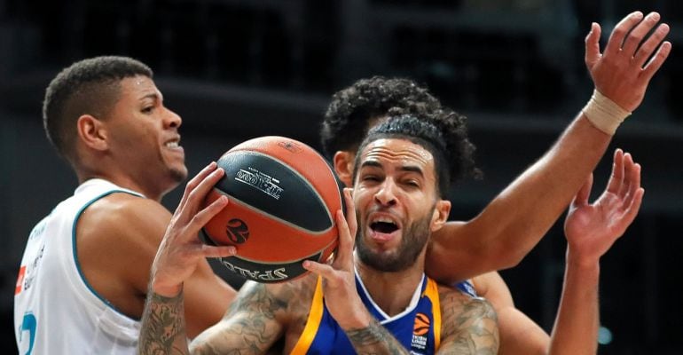 Walter Tavares, durante el partido de Moscú