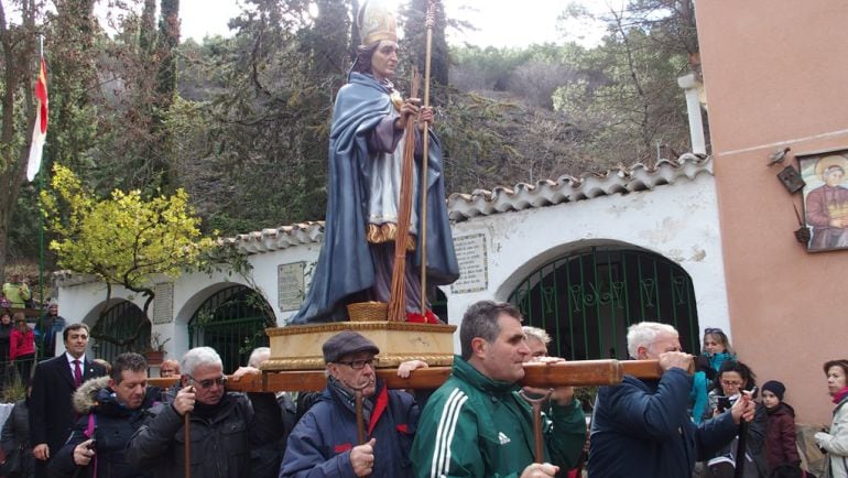 Procesión de San Julián en su ermita.