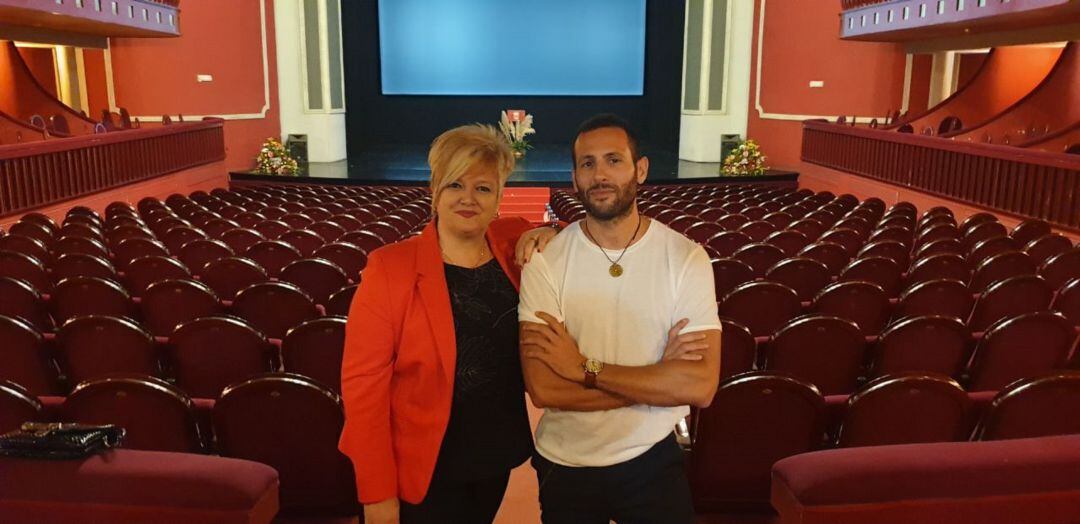 Reme Soler junto a Borja Moreno de Somos Elda