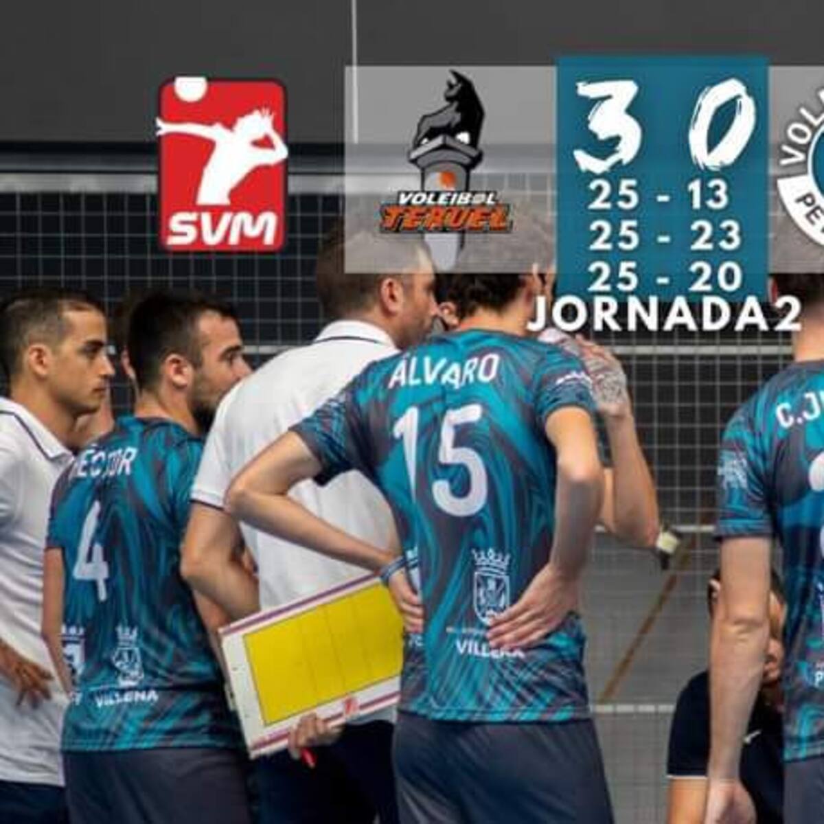 Desplazamiento con derrota a Teruel del Voleibol Villena-Petrer