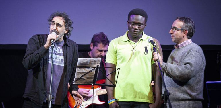 Rafa Sánchez en un concierto solidario