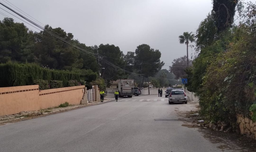 Hallan el cadáver de una mujer en un contenedor de Moraira