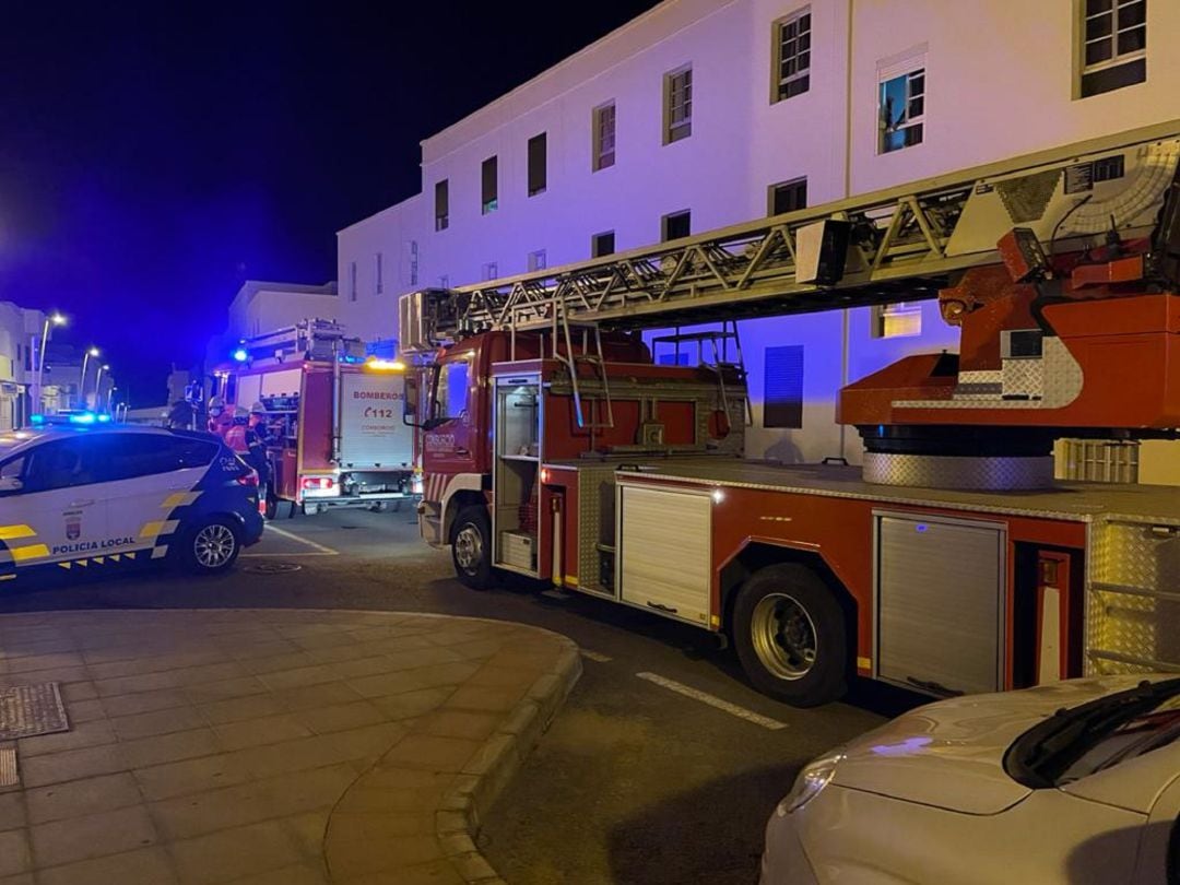 Actuación en la calle Salamanca de Arrecife, Lanzarote. 