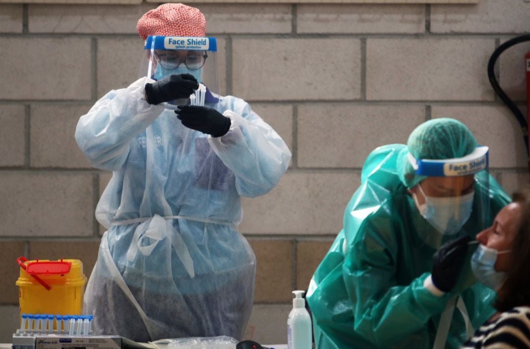 Imagen de archivo de un cribado en Almáchar (Málaga)