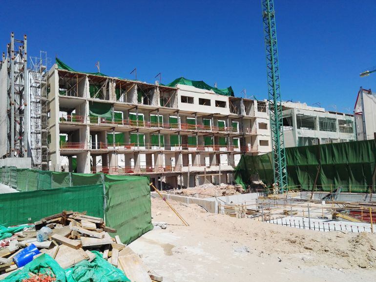 Estado actual de las obras en el hotel de Arenales