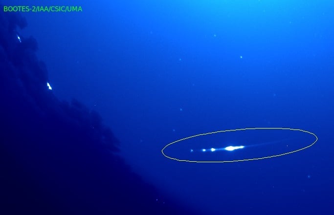 Imagen de la bola de fuego.
METEOROSMA
15/2/2022