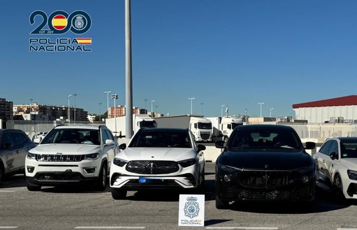 Vehículos intervenidos por la Policía