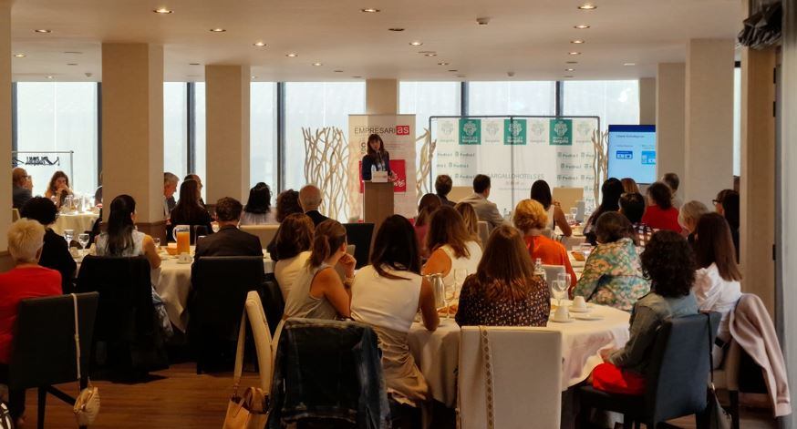 Azucena Garanto durante la conferencia celebrada este martes