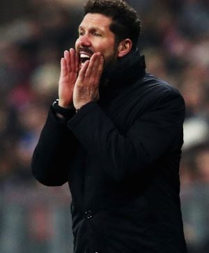 Diego Pablo Simeone, en el Allianz Arena.