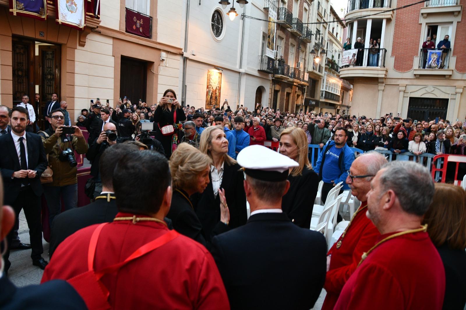 Visita de la Reina Sofía a la Semana Santa de Cartagena 2026