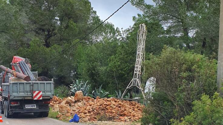 Solventada la avería que dejó sin luz a 639 abonados en Sant Miquel y Benirrás