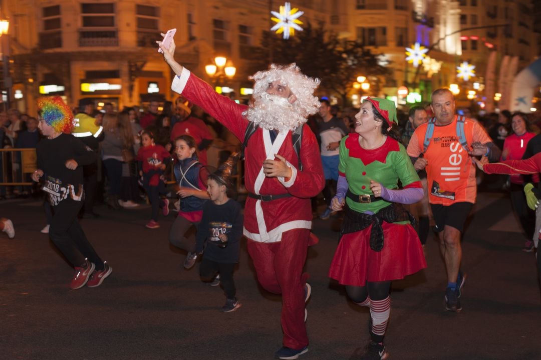 Última carrera popular de San Silvestre en València