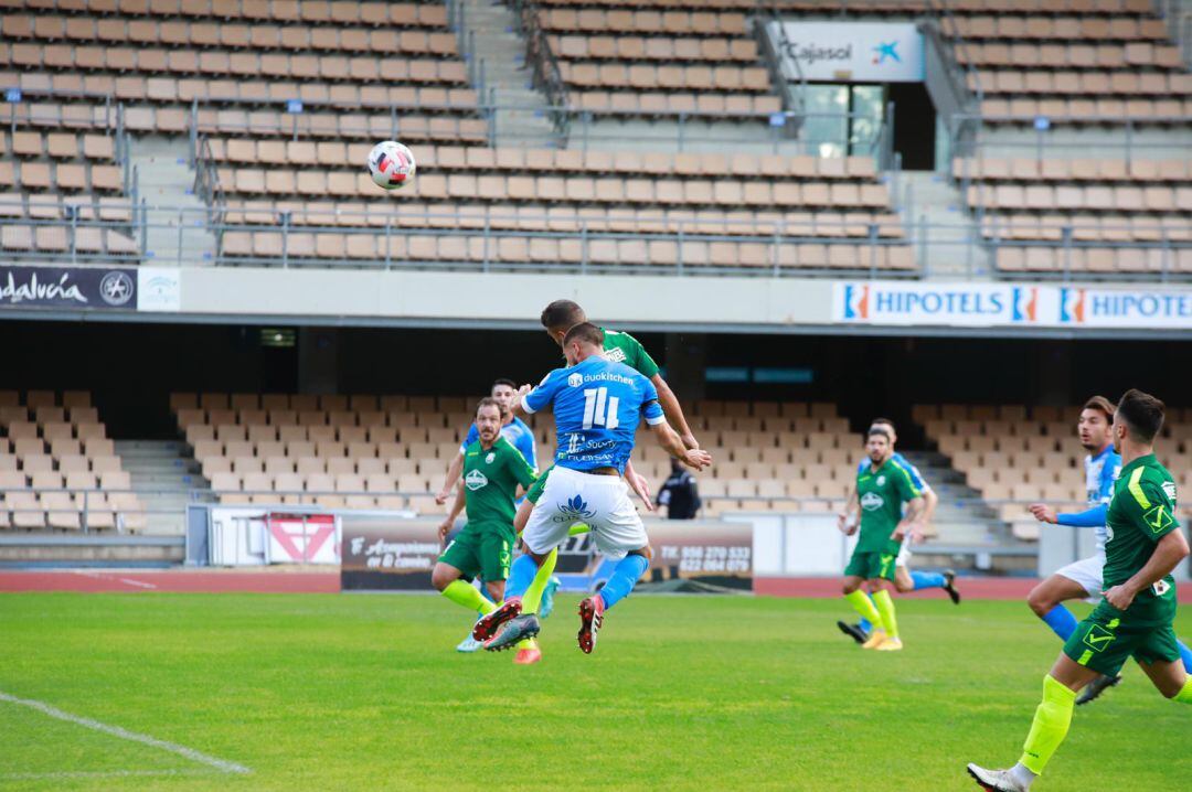 Imagen del partido disputado el domingo en Chapín