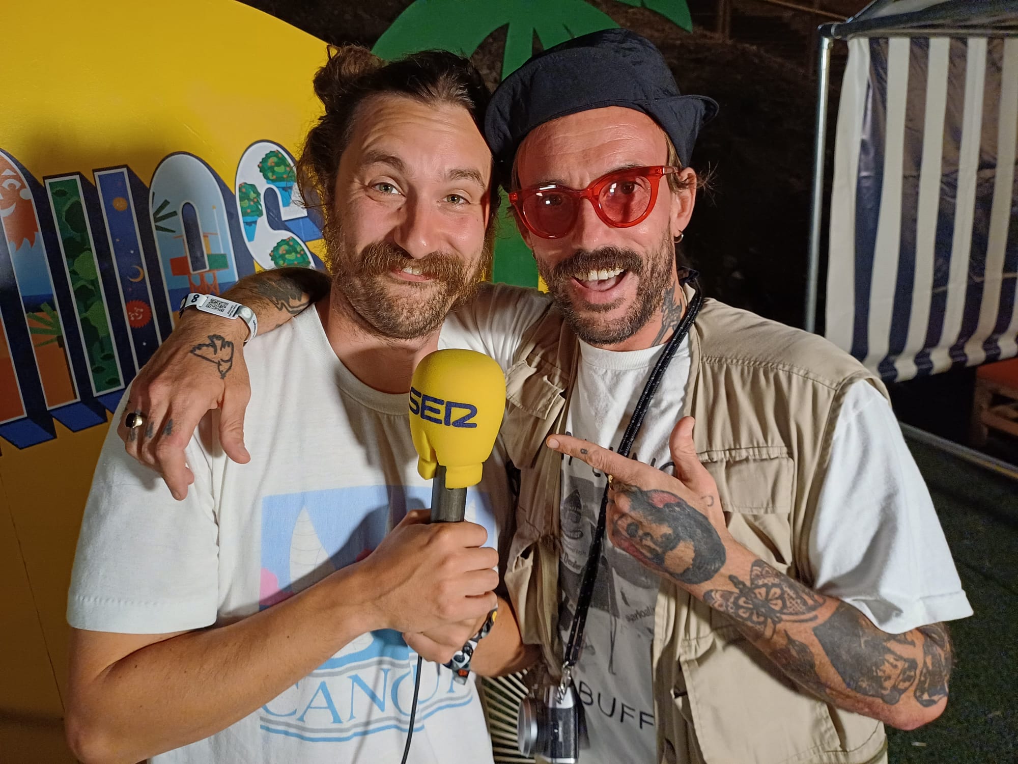 Mark Bowen y Joe Talbot (Idles), en el Festival Cala Mijas.