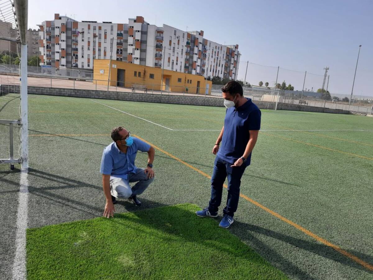 El Ayuntamiento arregla los desperfectos ocasionados por actos vandálicos en instalaciones deportivas