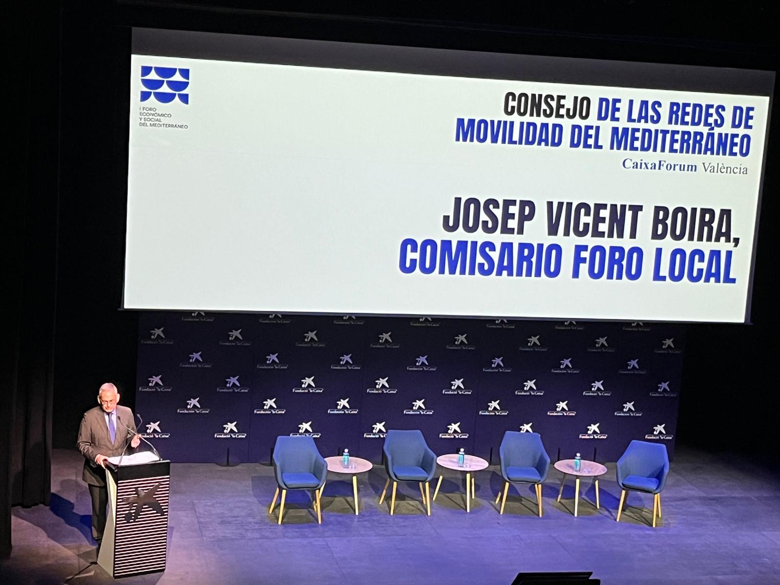 Josep Vicent Boira Comisionado del Gobierno para el Corredor Mediterráneo