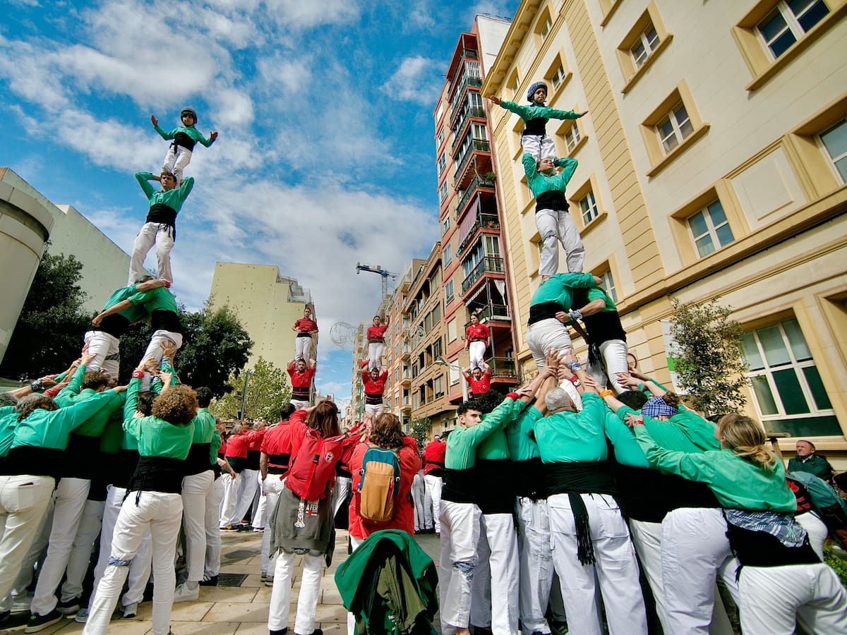 La Muixeranga de la Marina Alta firma su mejor actuación en 18 años de trayectoria