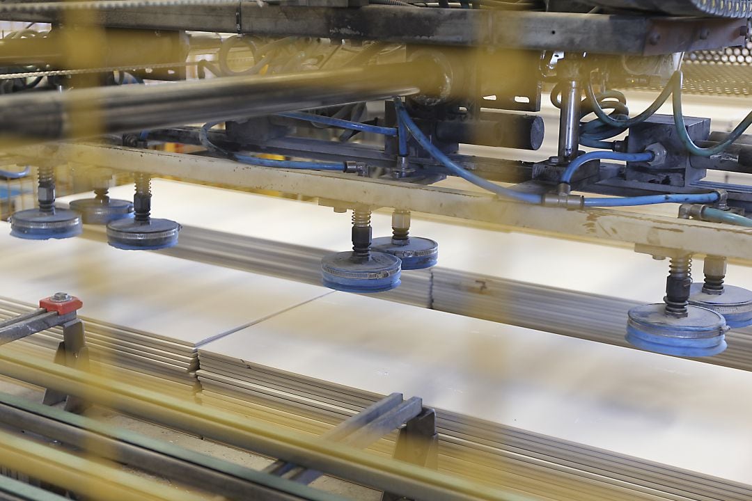 Imagen de archivo de una empresa azulejera