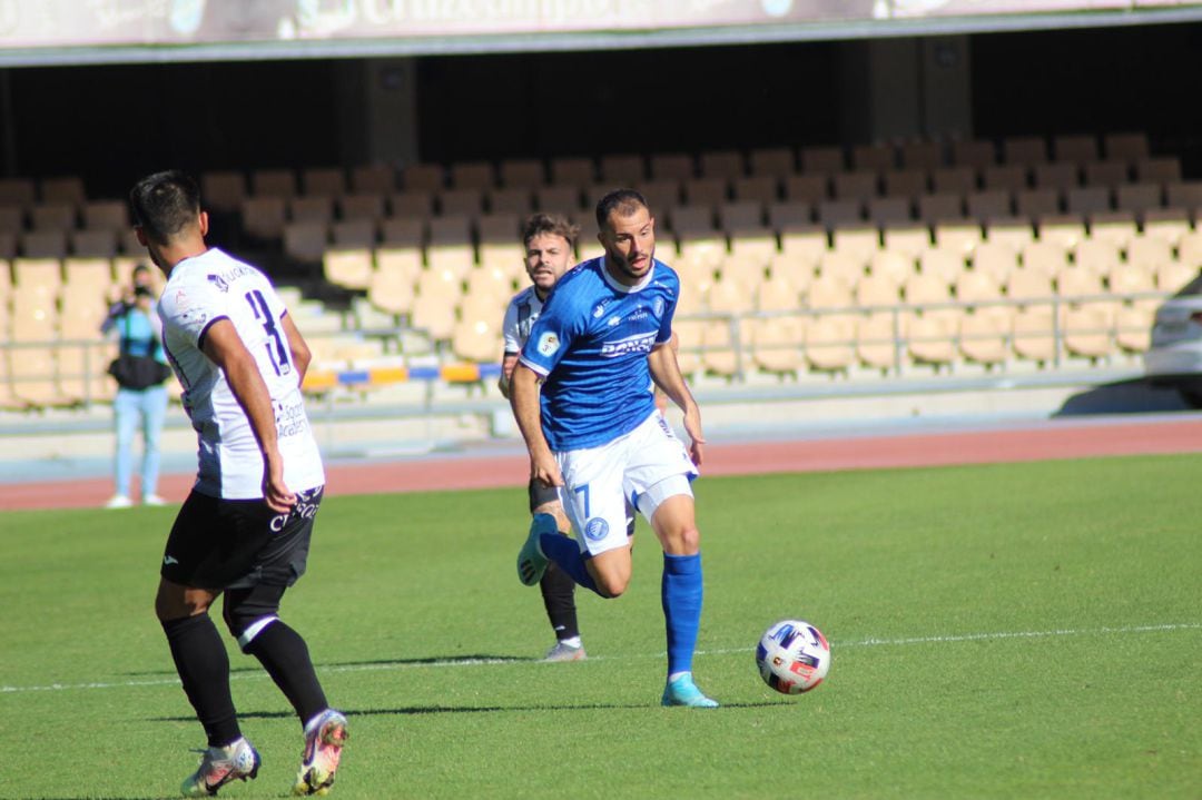 Jacobo durante un partido en Chapín