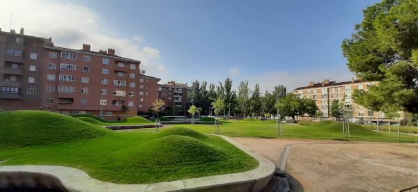 Obras en el Parque Miguel Servet