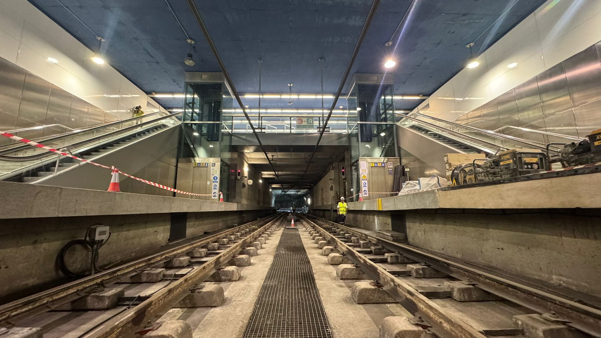 El próximo 1 de septiembre se reestablecerá el tráfico ferroviario entre las estaciones de Aragó y Marítim de las Líneas 5 y 7 de Metrovalencia