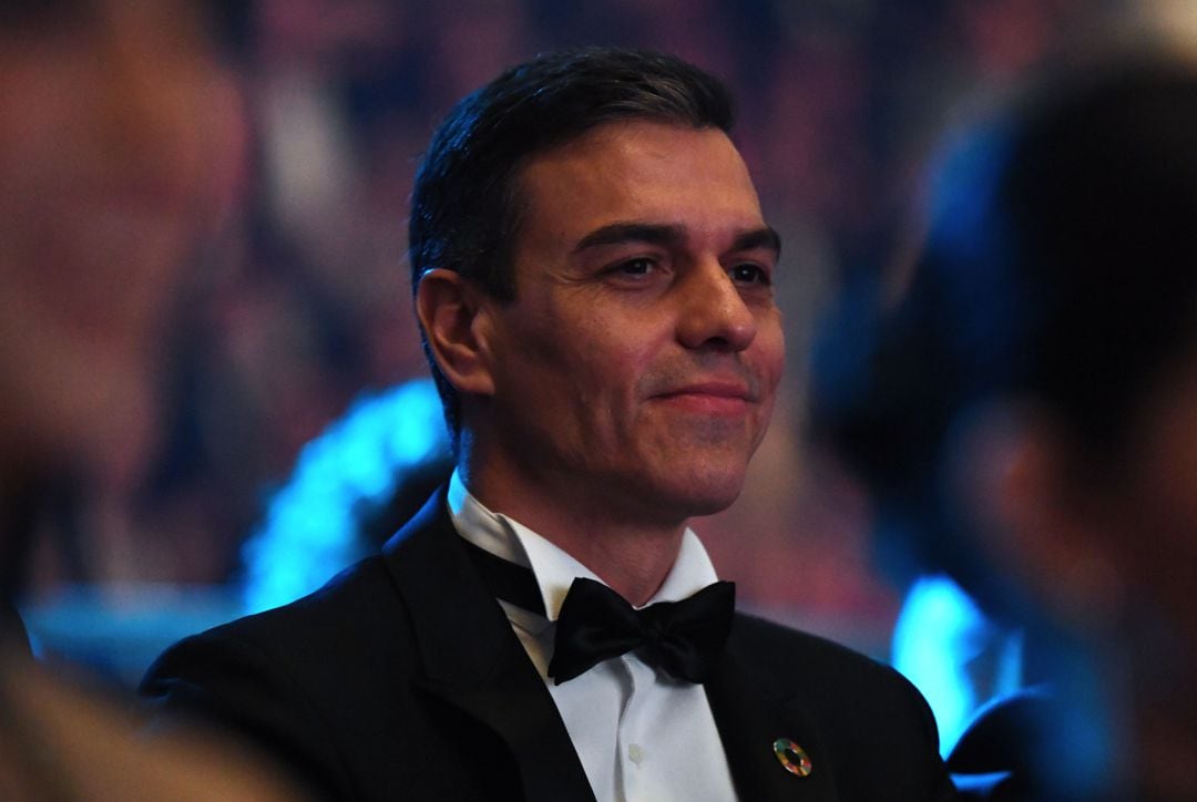 Pedro Sánchez en la gala de los Goya.