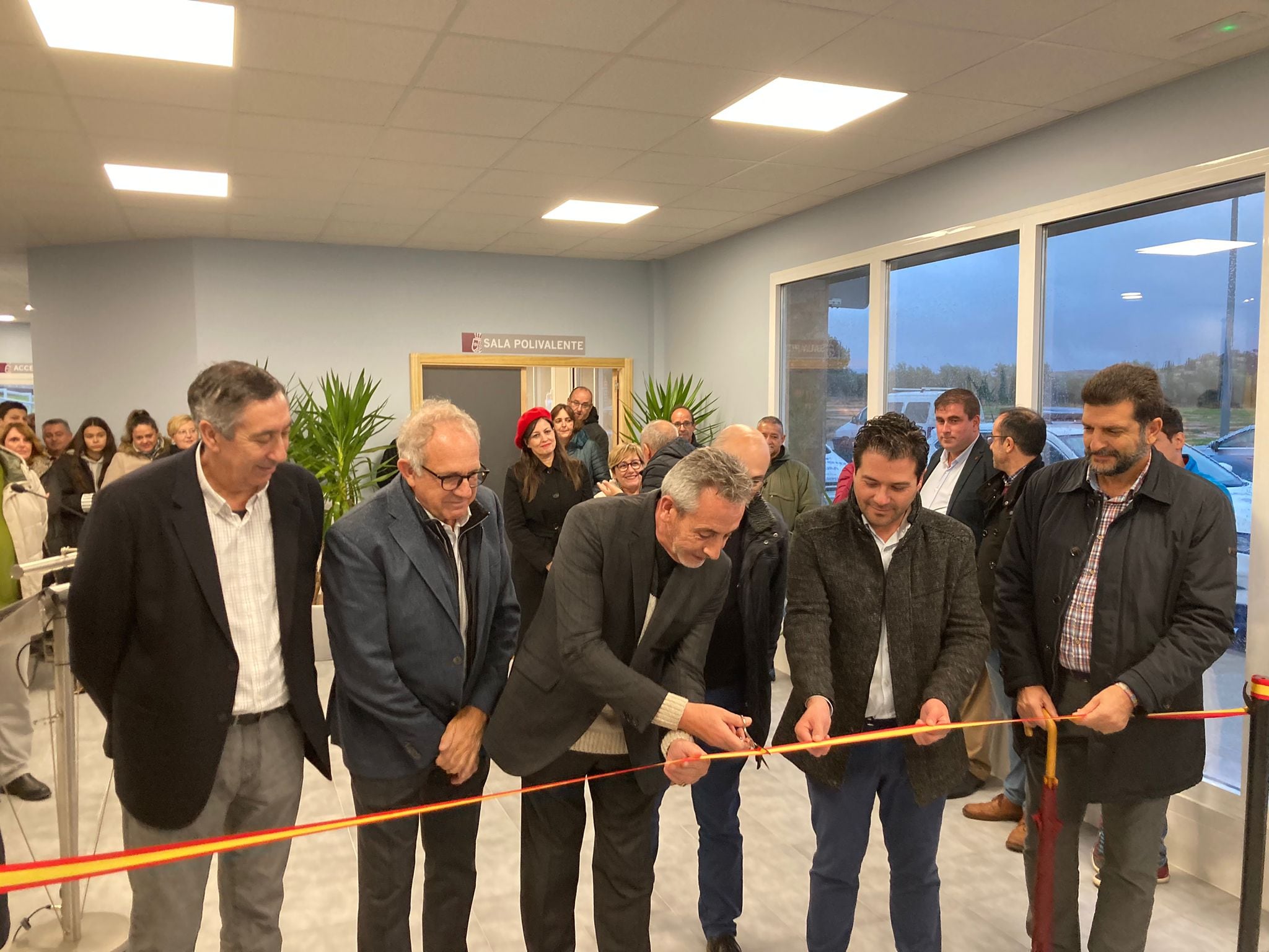 Imagen de la inauguración del velódromo de Valdepeñas (Ciudad Real)