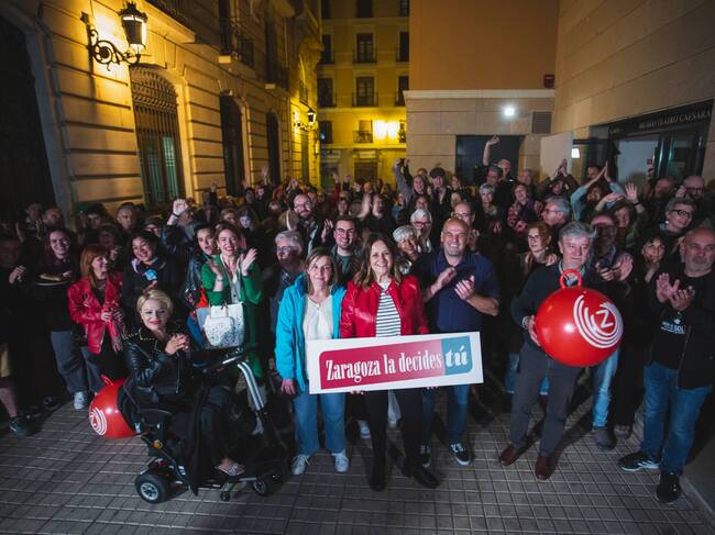 Arranque de la campaña electoral de Zaragoza en Común de las elecciones de 2023