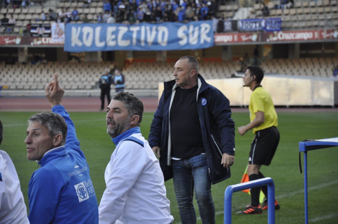 Josu Uribe durante un partido en Chapín