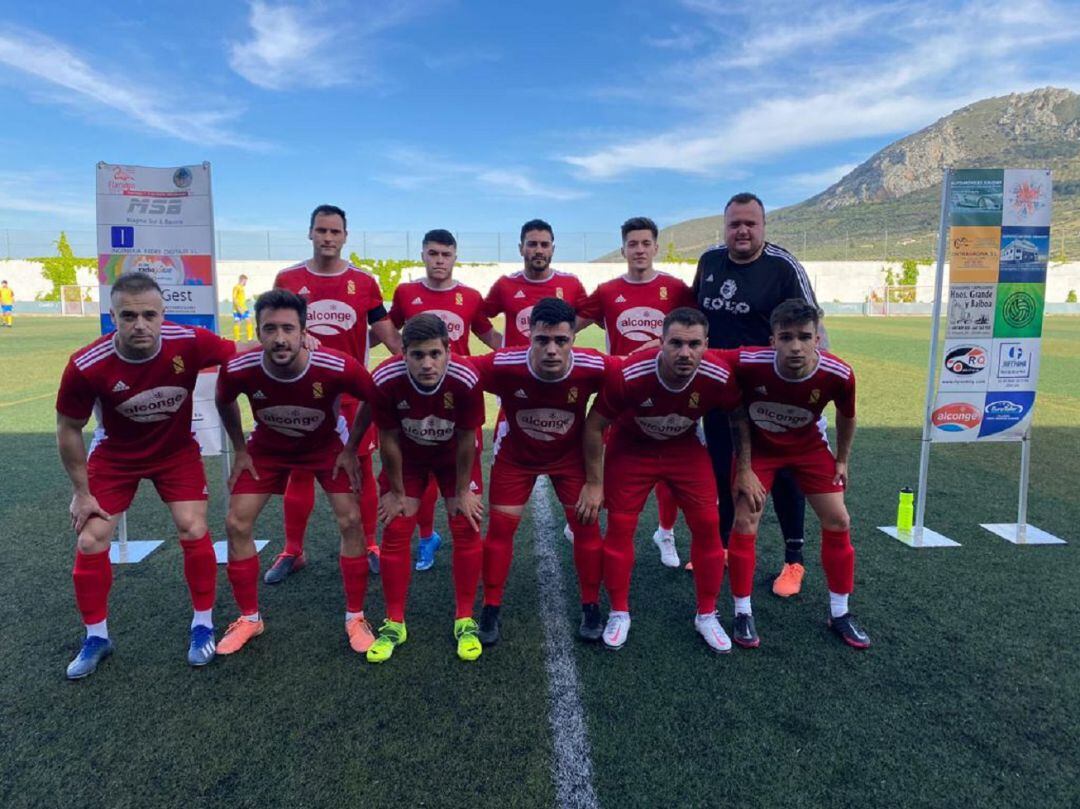 Once inicial del Jódar C.F. ante el Recreativo de Bailén