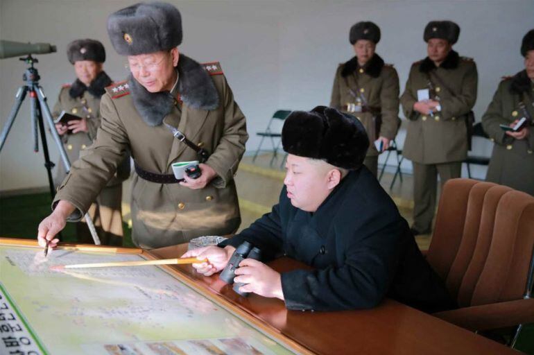 Fotografía sin fecha cedida por el periódico Rodong Sinmun del partido gobernante de Corea del Norte, Partido de los trabajadores