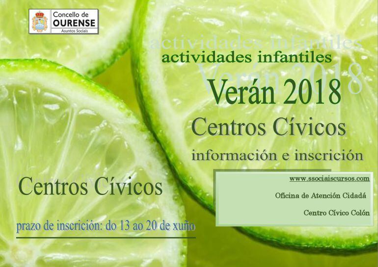 Preténdese que estas actividades sexan unha forma de axudar ás familias a conciliar a vida laboral e familiar neste período de vacacións.