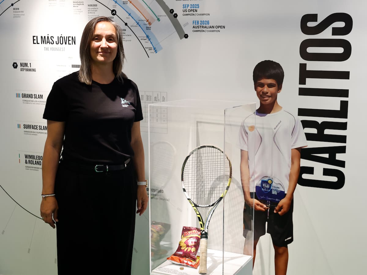 Carlos Alcaraz, muy presente en el Mutua Madrid Open gracias a su Fundación: "Este proyecto le entusiasma"