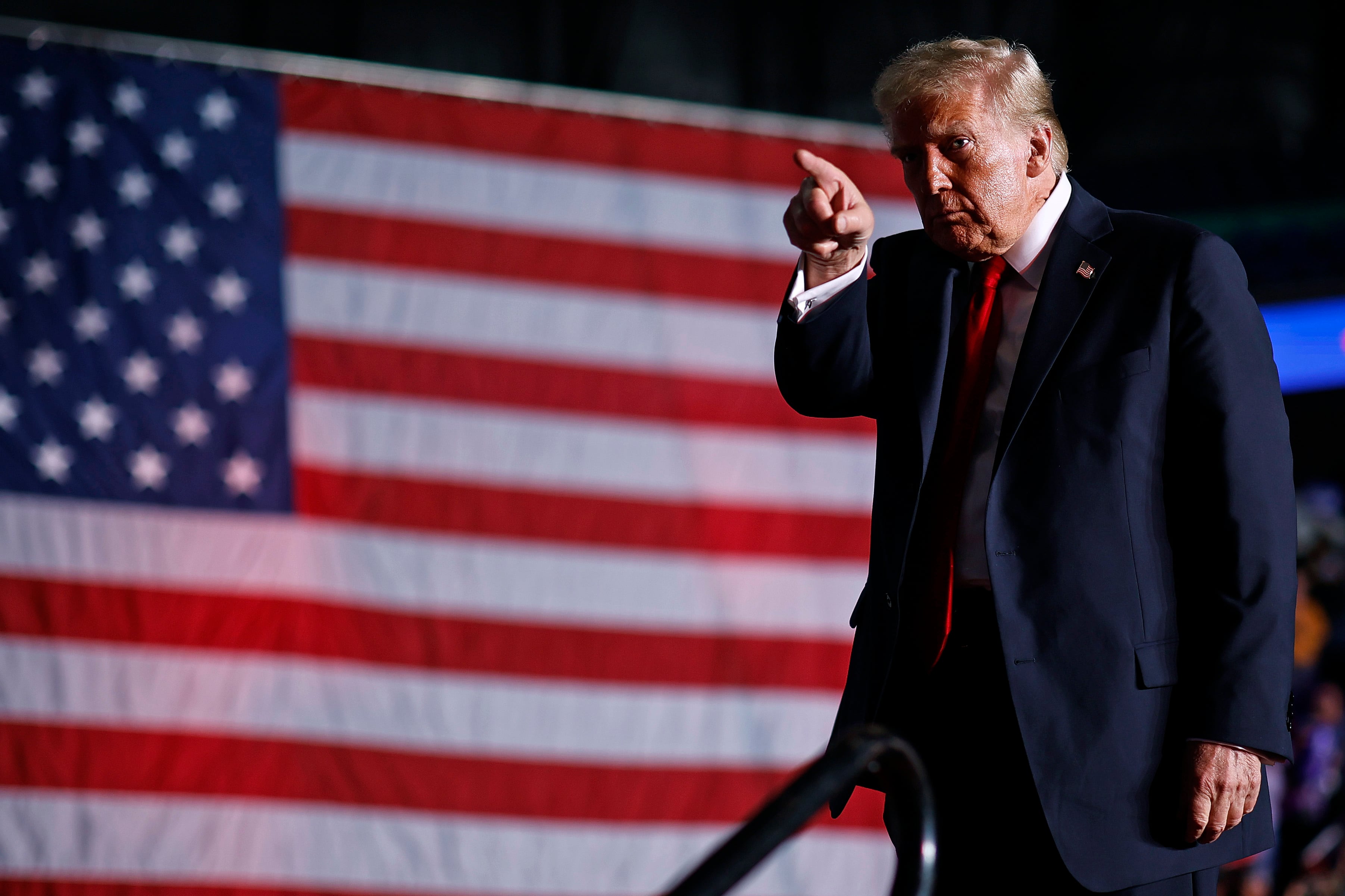 Donald Trump en un acto de campaña antes de las elecciones del pasado mes de noviembre.