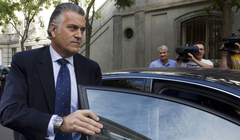 Luis Bárcenas llega a la Audiencia Nacional.