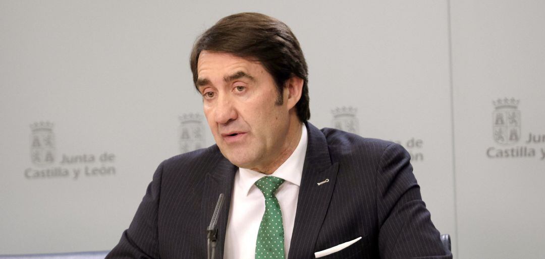 Suárez-Quiñones en la rueda de prensa posterior al Consejo de Gobierno