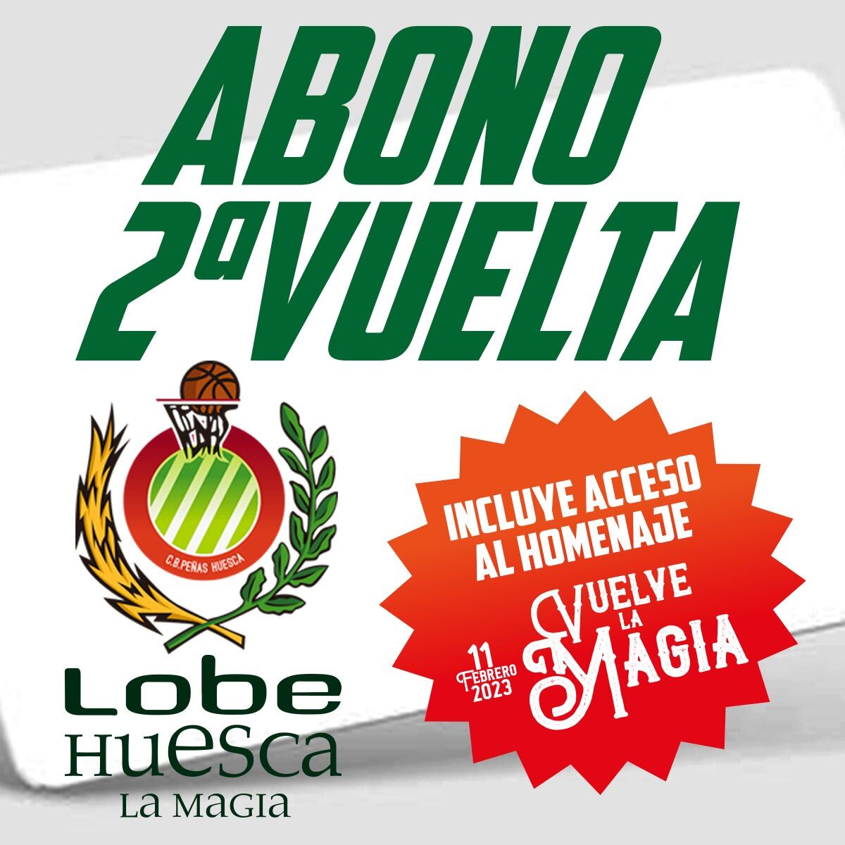 El CB Peñas lanza el abono para la segunda vuelta