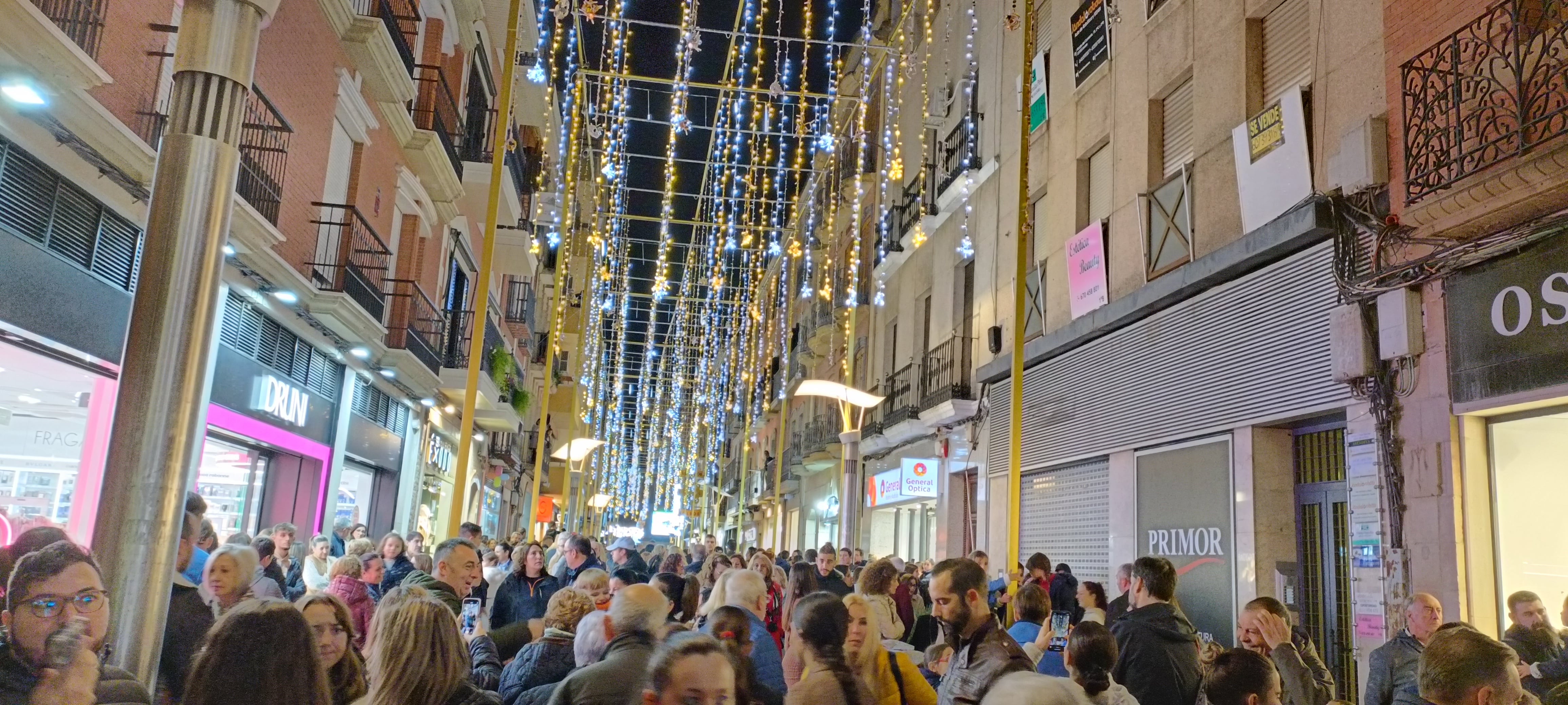 Encendido del alumbrado navideño.