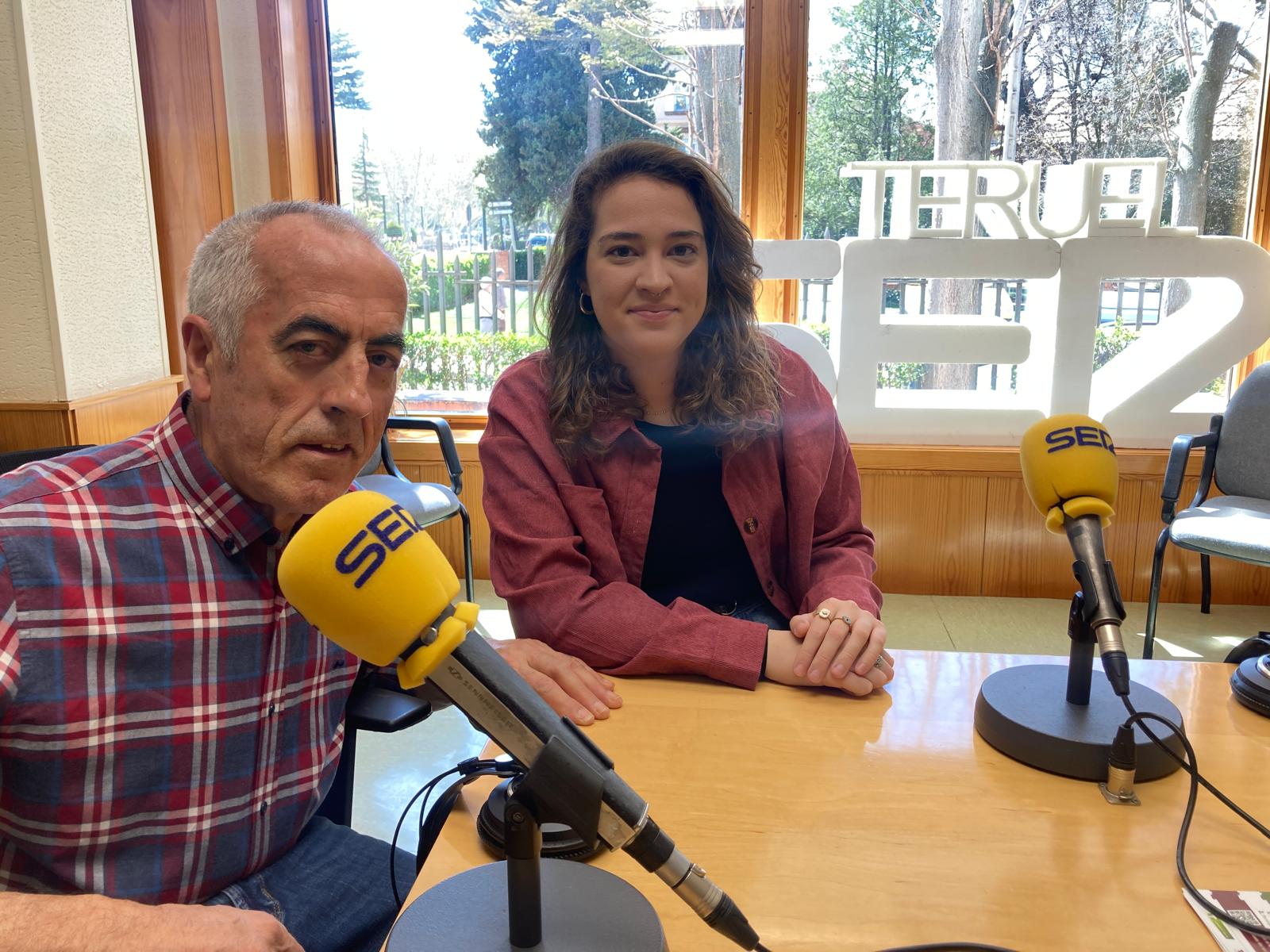 Lorena Romero y Arturo Felipe en Hoy por hoy Teruel.