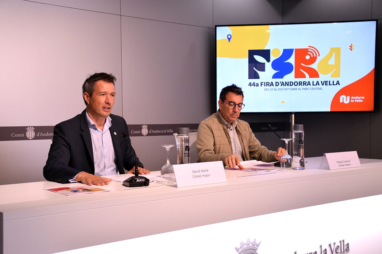 Els cònsols de la capital presenten la 44a edició de la Fira d&#039;Andorra la Vella.