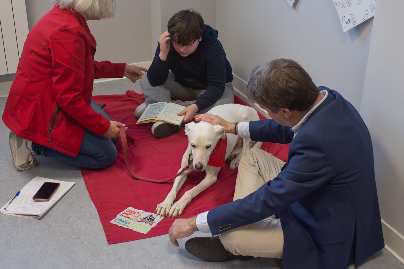 sesión del programa ‘Perros y Letras’ de Tres Cantos